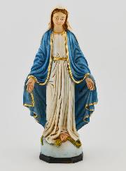 Statue Sainte Vierge Miraculeuse Polychromée