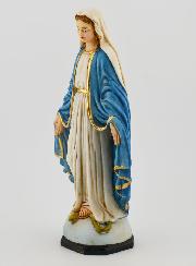 Statue Sainte Vierge Miraculeuse Polychromée