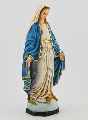 Statue Sainte Vierge Miraculeuse Polychromée