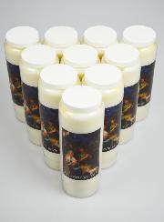 Lot de 10 Bougies de Neuvaine de Noël
