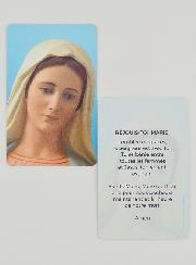 Carte de Prière - Réjouis-Toi Marie Comblée de Grâces