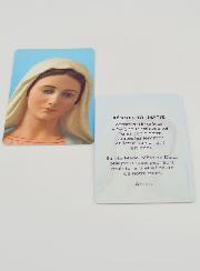 Carte de Prière - Réjouis-Toi Marie Comblée de Grâces