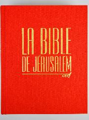 La Bible de Jérusalem - Grand Format Reliée rouge sous coffret
