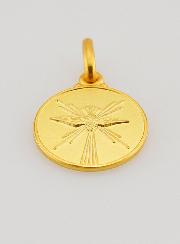 Médaille de Baptême Colombe Esprit Saint en Plaqué Or