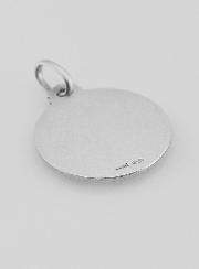 Médaille de Baptême Sacré Coeur de Jésus en Argent - 18mm
