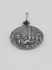 Médaille de Baptême Nativité du Christ en Argent 925/1000