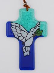 Croix en Verre - Esprit Saint