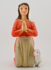 Statue de Sainte Bernadette en Prière - 18 cm