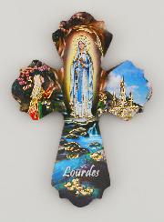 Magnet Croix Notre Dame de Lourdes