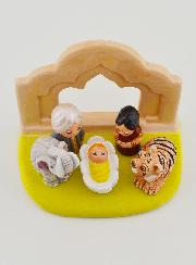 Crèche de Noël du Monde - Nativité Inde