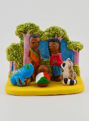 Crèche de Noël  - Nativité Madagascar