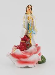 Statue Notre Dame de Lourdes et Ste Bernadette - 9 cm