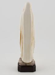 Statuede  Notre Dame de Lourdes Polychromée sur Socle  - 15 cm