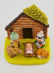 Crèche de Noël du Monde - Nativité Norvège