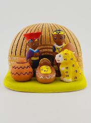 Crèche de Noël du Monde - Nativité d'Afrique du Sud