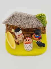 Crèche de Noël du Monde - Nativité Amazonie