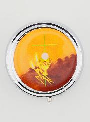 Custode Hostie Orange - Croix et Pain de la Vie