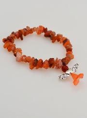 Bracelet Religieux Ange Protecteur - Pierre Corail