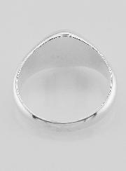 Bague Chevalière Croix du Christ en Argent Massif - Taille 62