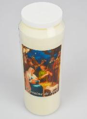 Bougie de Neuvaine - Noël