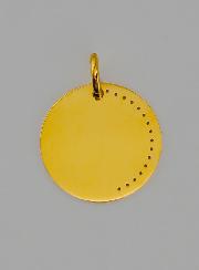Médaille Vierge Marie en Prière en Or 9 Carats