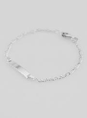 Gourmette de Baptême Bébé en Argent 925/1000 - 15 cm