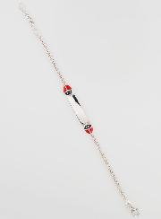 Gourmette de Baptême en Argent à Graver - 2 Coccinelles