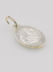 Médaille Profil Vierge Marie Argentée - 15mm