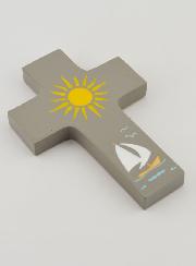 Croix Enfant en Bois - Jésus Mon Guide