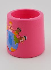 Bougeoir Enfant du Monde - Rose