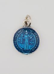 Médaille de Saint Benoit Bleue - 1.5cm