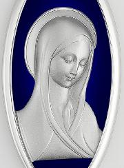 Médaille Sainte Vierge Marie en Argent de Lourdes