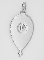 Médaille Goutte Vierge Marie en Argent de Lourdes