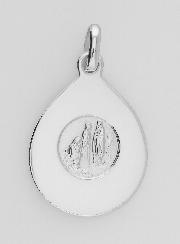 Médaille Sainte Vierge en Prière - Argent 925/1000