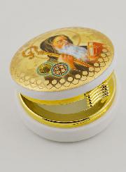 Custode Image Saint Benoît de Nursie - 5 cm