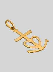 Pendentif Croix de Camargue - 20mm - Or Massif 18 Carats