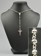 Chapelet en Argent Massif 925/1000 - Grains Brillants 3mm