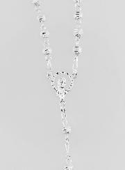 Chapelet en Argent Massif 925/1000 - Grains Brillants 3mm