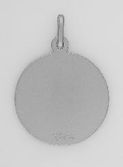 Médaille de Saint Jude en Argent Rhodié 925/1000 - 21mm