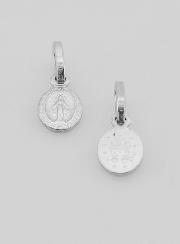 Médaille Miraculeuse en Argent Rhodié 925/1000 - 8 mm