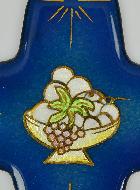 Croix de Première Communion en Emaux du Liban