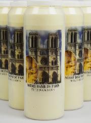Lot de 10 Bougies de Neuvaine à Notre-Dame de Paris