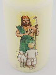 Cierge de Communion Le Seigneur est mon Berger - Garçon Blond