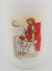 Bougie Cierge de Communion Pain des Anges - Garçon Brun