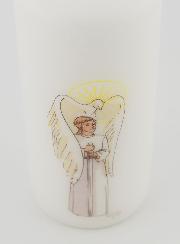 Bougie Cierge de Confirmation Chevalier de l'Esprit Saint - Fille Blonde