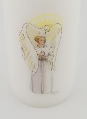 Cierge de Confirmation Chevalier de l'Esprit Saint - Garçon Blond