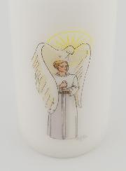 Bougie Cierge de Confirmation Chevalier de l'Esprit Saint - Garçon Blond