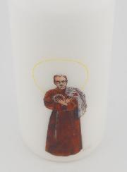 Bougie cierge Saint Maximilien Kolbe