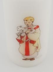 Cierge de Baptême - Prêtre Prophète et Roi