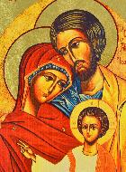 Icône Religieuse - Sainte Famille de Nazareth 19cm
